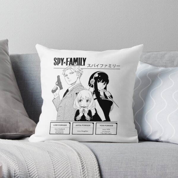 Spy x Family Throw Pillow RB1804 product Offical spy x family Merch