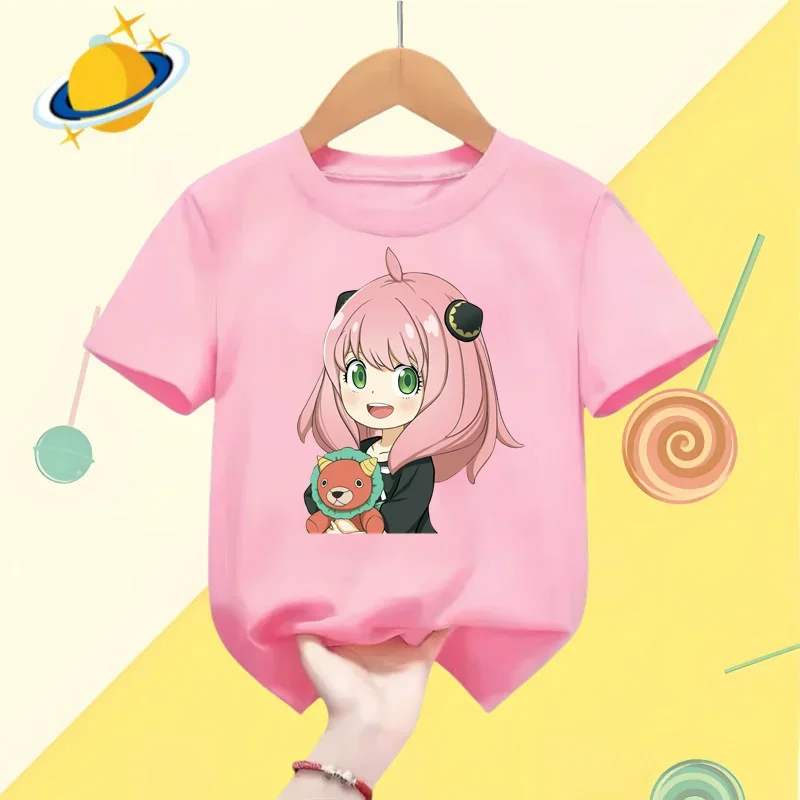 kf S6765acaab40a4970bbab49b4cb32eaec0 New Spy X Family Boys Girls Kids T shirt Children s Clothing Kawaii Cartoon Anime Print - Spy x Family Merch